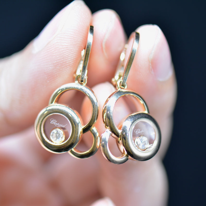 Happy Diamonds earrings by Chopard White gold